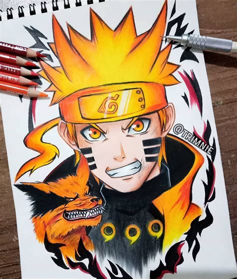 dibujo de naruto